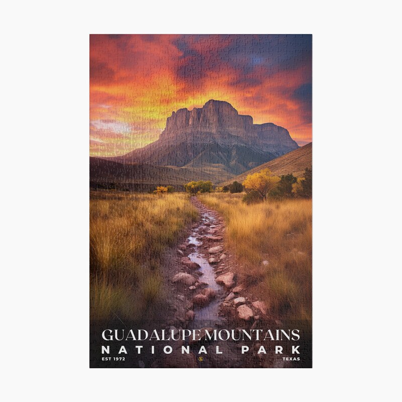 Guadalupe Mountains National Park Jigsaw Puzzle, Family Game, Holiday Gift | S10